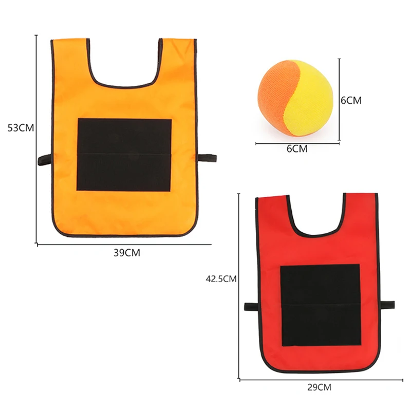 Dính Chắc Áo Thể Thao Ngoài Trời Đồ Chơi Mẫu Giáo Vest Dính Chắc Bóng Cha Mẹ-Con Tương Tác, Ngoài Trời Ném Đồ Chơi Dành Cho Trẻ Em