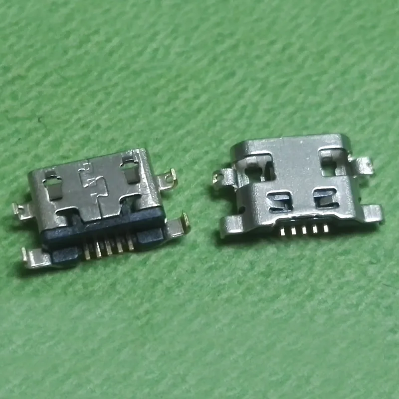 50-100Pcs Micro Usb Charging Connector for Alcatel 7040N OT601 Q529T Q529C Charger Plug For Lenovo A708t S890 Dock Port
