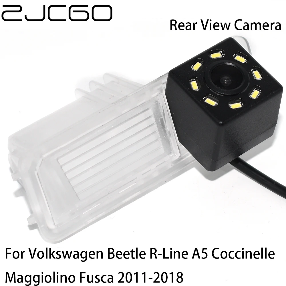 

ZJCGO CCD HD Car Rear View Reverse Back Up Parking Camera For Volkswagen Beetle R-Line A5 Coccinelle Maggiolino Fusca 2011~2018