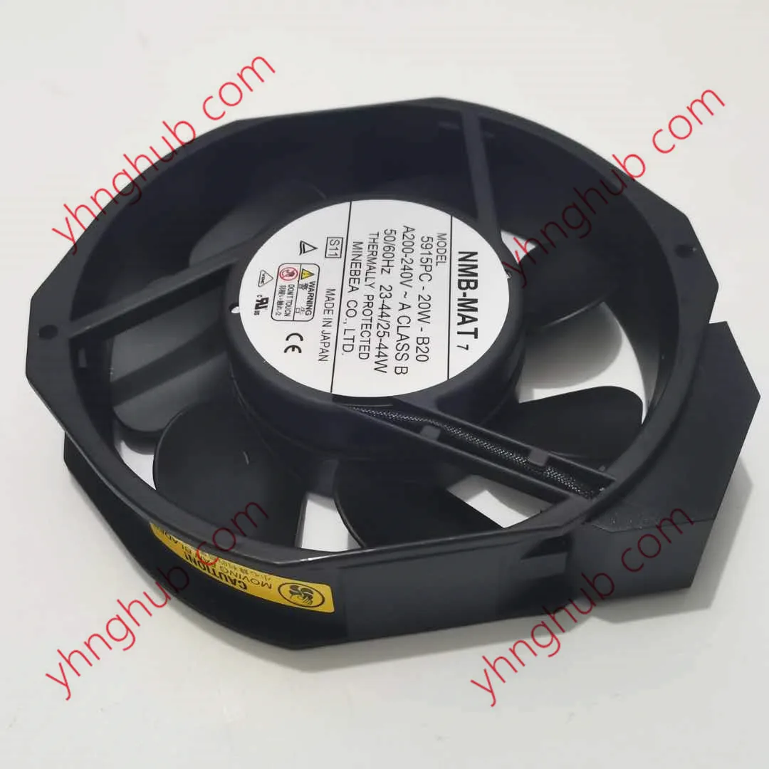 NMB-MAT 5915PC-20W-B20 S11 AC 200-240V 150x172x38mm Server Cooling Fan