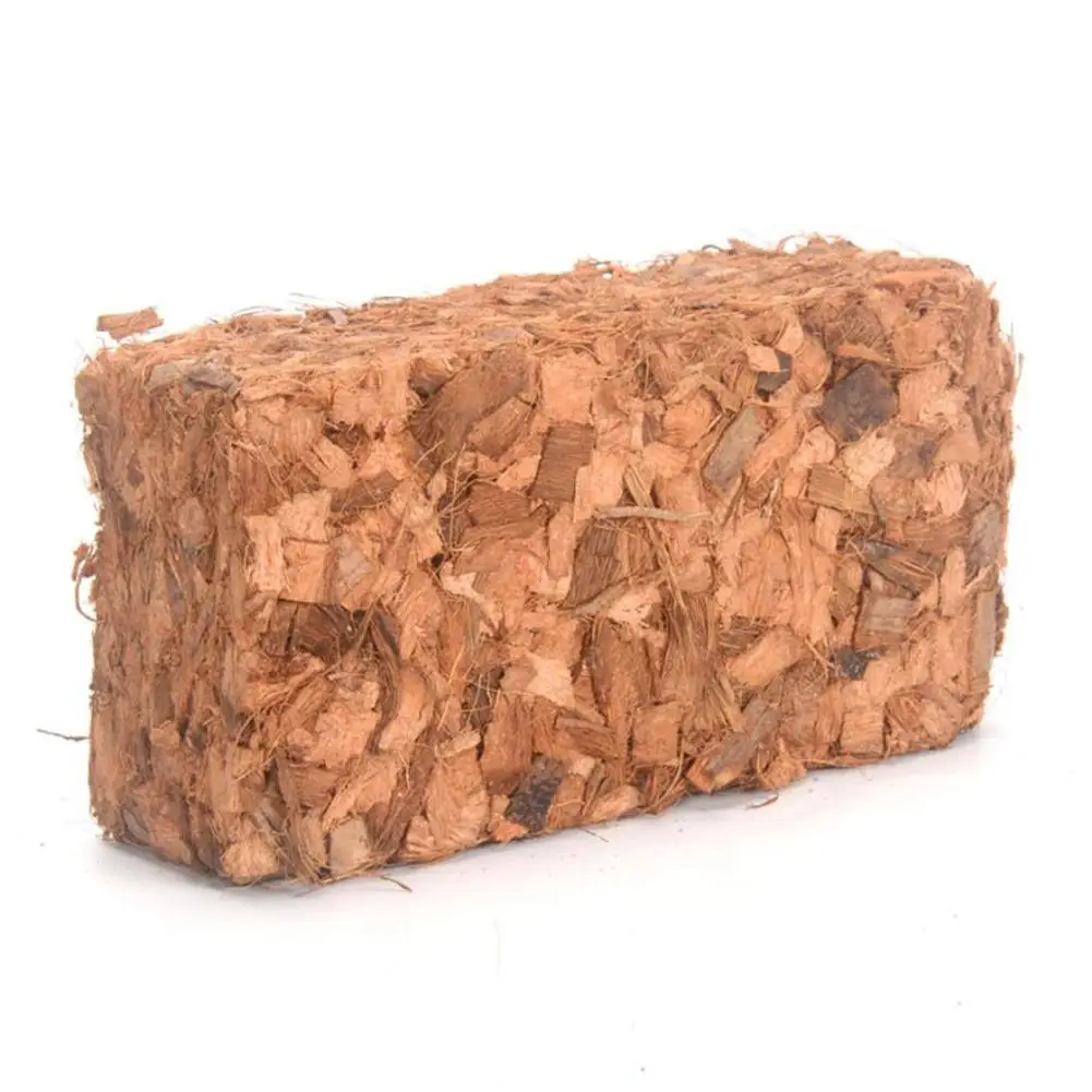 Coconut Fiber Brick Good Water Absorption Root Protective Coconut Fiber Brick For Flower Plants Growing