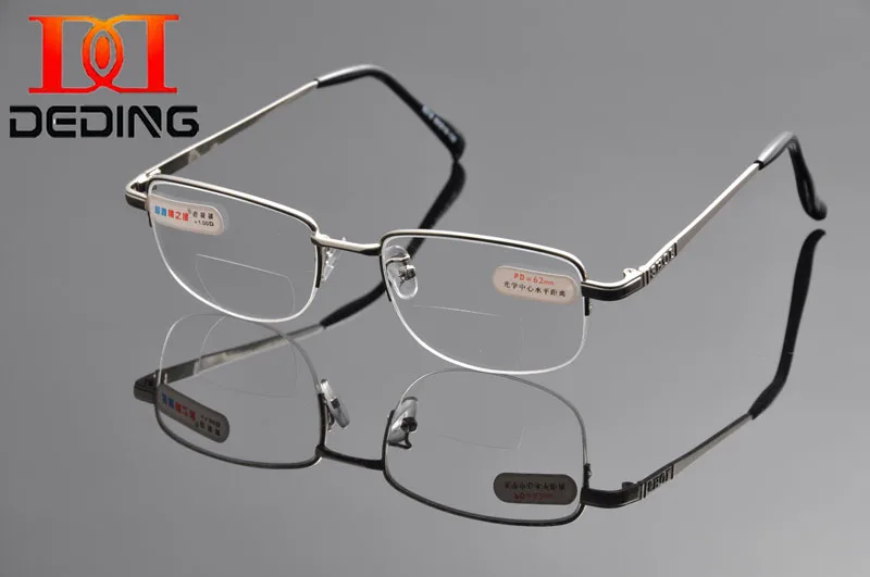 2015 DEDING Hot Sale High Quality Bifocal Reading Glasses Anti-fatigue Presbyopic Eyeglasses oculos de leitura DD1044