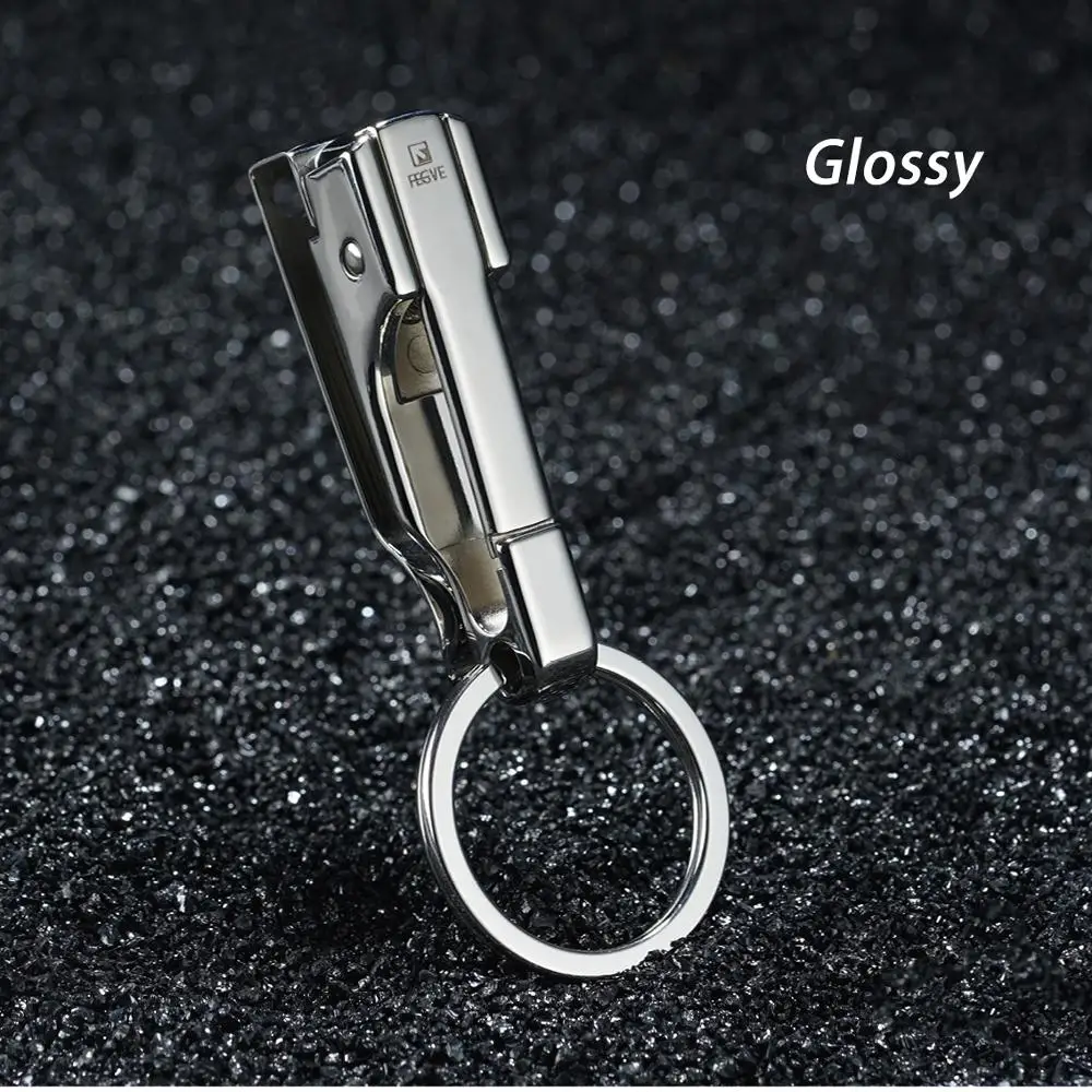 Stainless Steel Car Key Chain Belt Waist Hanging Simple High Quality Men KeyChain Buckle Key Ring Holder The best gift for men