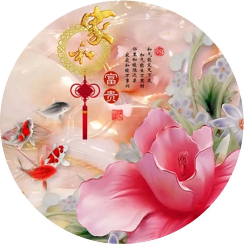 Custom Mural Wallpaper 3D Stereo Magnolia Rose Flowers Oil Painting Living Room Bedroom Study Home Decor Classic Wall Papers 3 D