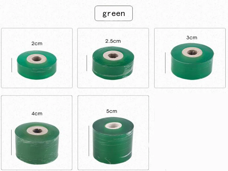 2CM-5CM x 100M / 1 rotolo di nastro per innesto di carta attrezzi da giardinaggio cesoie da potatura per alberi da frutto reggette da giardinaggio materiale PE