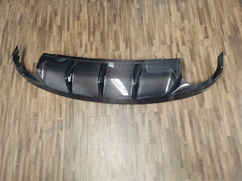 For Jaguar XF XFL 2009 2010 2011 2012 2013 2014 2015 Real Carbon Fiber Rear Diffuser Bumper Spoiler High Quality Upgrade Refits - view 2