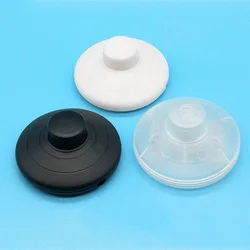 Foot Switch Landing On/Off Halfway Round Reset Button Pedal Switch for LED Lamp Switch Covers Dust Covers Household Merchandise