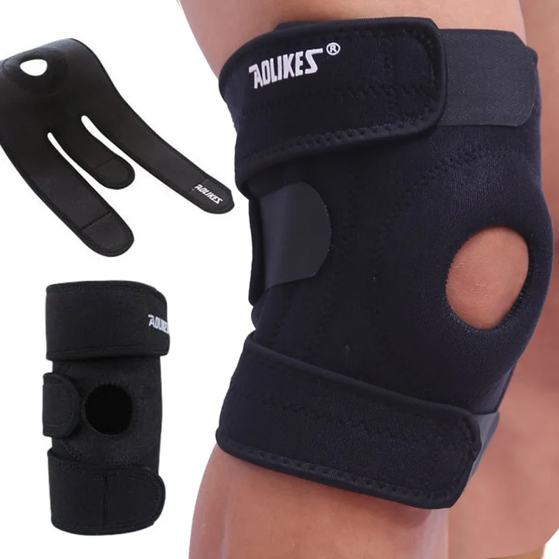 Fitness Knee Support Patella Belt Elastic Bandage Tape Sport Adjustable Strap Kneepads Protector Band Football Gym 1pcs