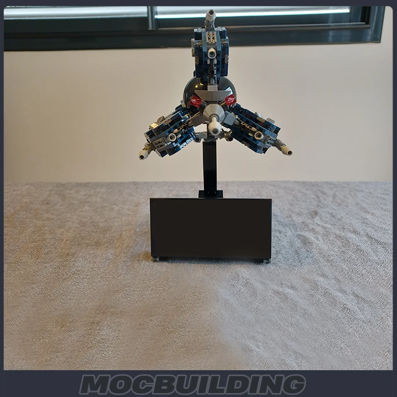 Star Movie Tri Fighter Model Building Block Assembly Bricks Space Bomber MOC giocattolo per bambini regalo di compleanno tre confezioni