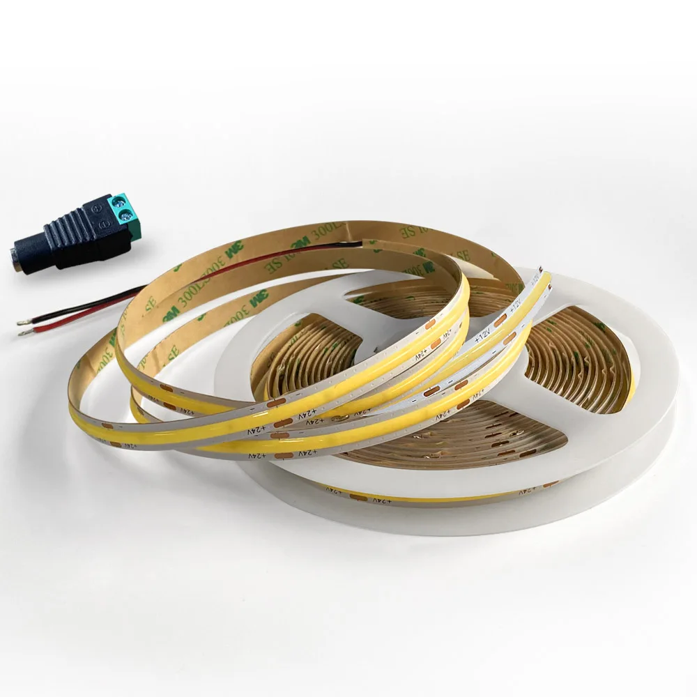 Dimmable COB LED Strip Lights, alta densidade, cor especial, temperatura, fita branca, direto da fábrica, atacado, 2000K-13000K