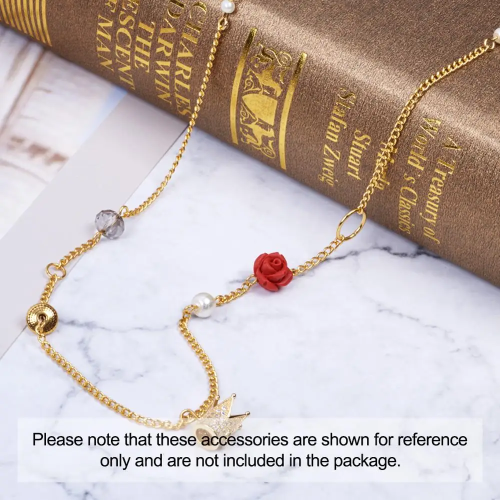 50Pcs rosa rossa cinabro perline branelli allentati di preghiera per gioielli che fanno collana braccialetto fortunato pesce elefante fiore Charms