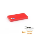 20 piezas rojas