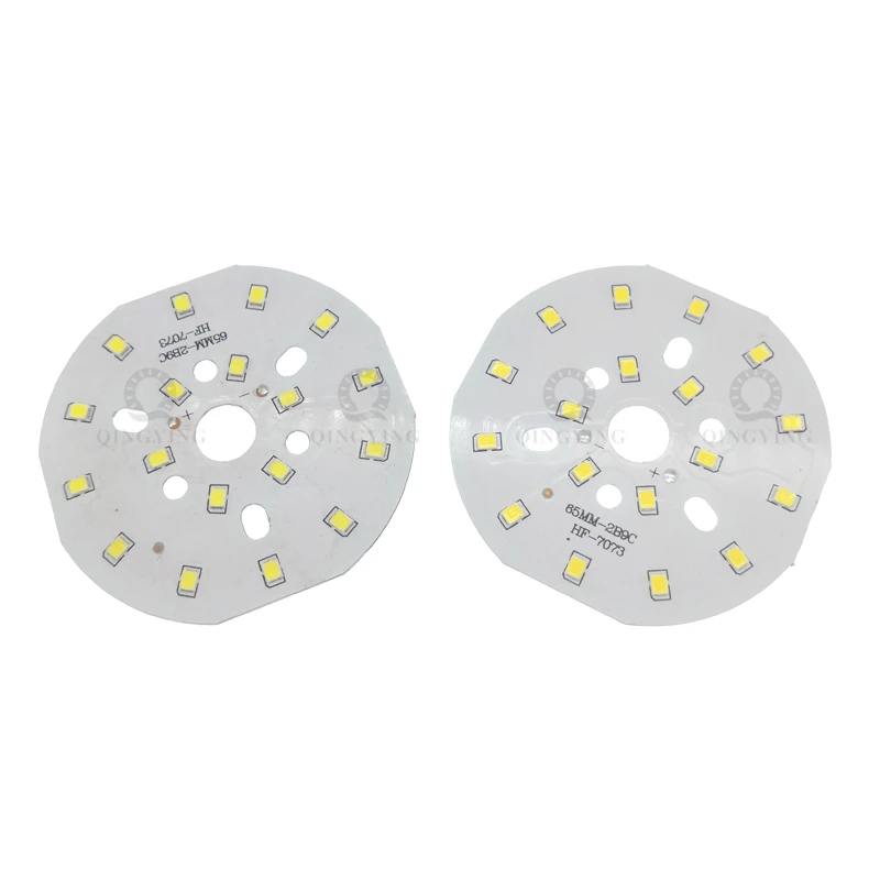 10pcs 9W 2835 SMD LED PCB Lamp Panel 58mm 65mm 78mm SMD2835 High Brightness Light Board For Ceiling Light Down Light