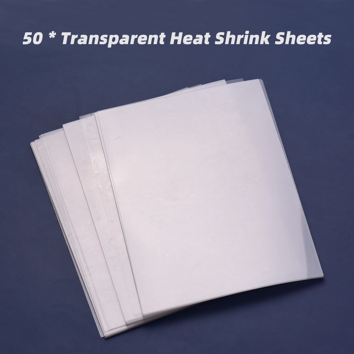 50 Stück Schrumpf folien Kit Schrumpf kunst Film Papier Schrumpf folien für DIY Handwerk Ornamente Anhänger Zubehör, 7,9*5,7 Zoll – Detail 7