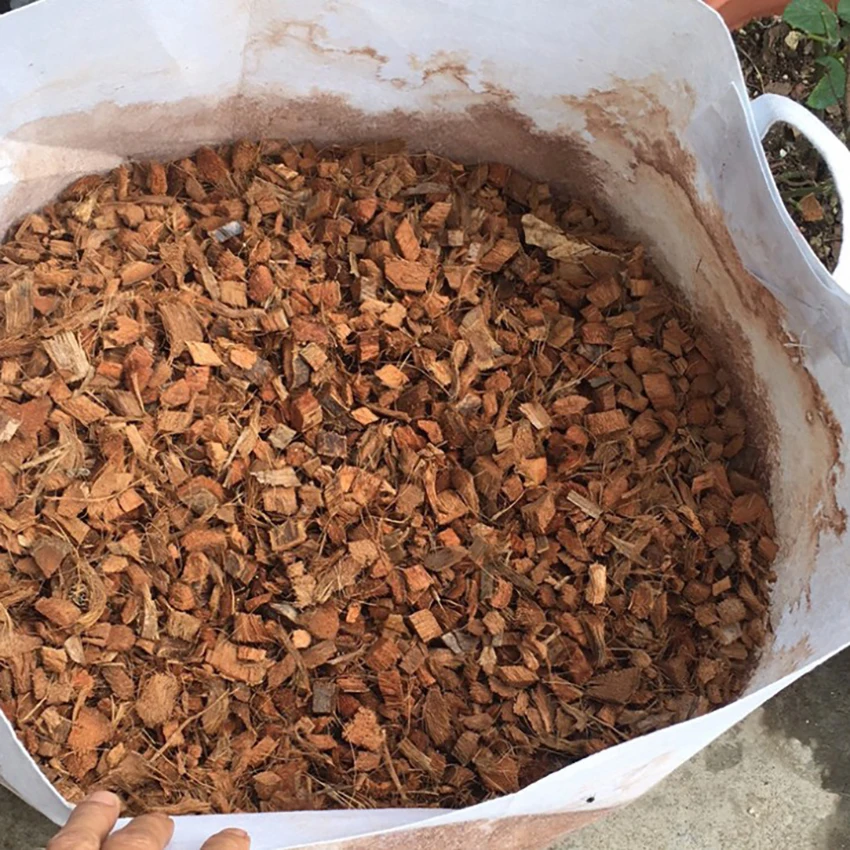 500g Green Natural Plant Coconut Shell Brick Universal Organic Nutrient Soil Coarse Grain Coconut Brick For Garden Vegetable