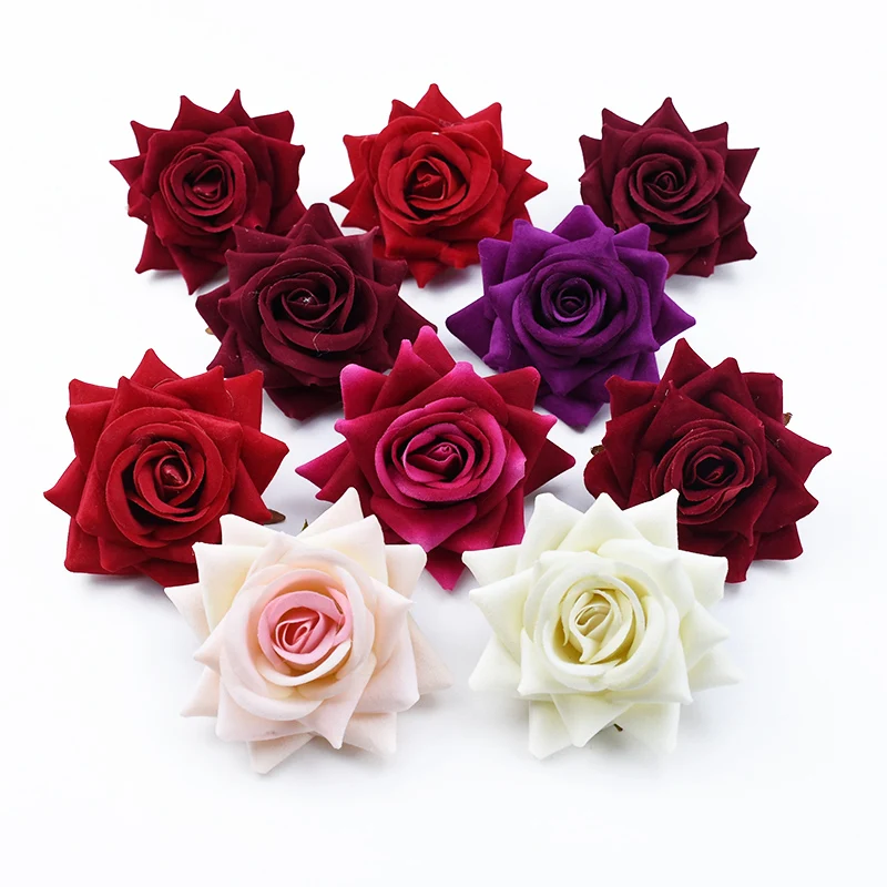 5/10 Stück Künstliche Blumen Großhandel Günstige DIY-Geschenke Süßigkeitenbox Scrapbook für Hochzeit Wand Weihnachtsdekorationen für Zuhause – Detail 4