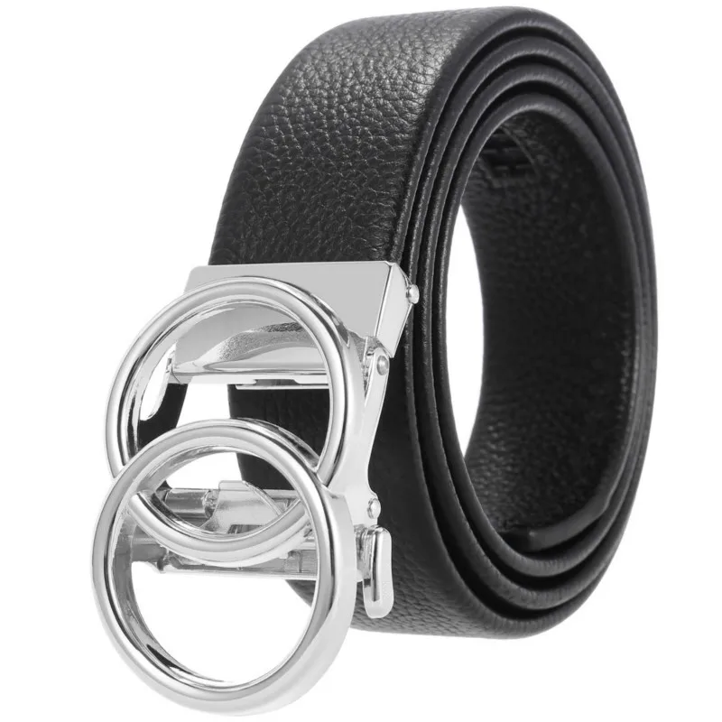 New Male Automatic Buckle Belts for Men Belt Authentic Girdle Trend Men's Belts Ceinture Fashion Designer Jean BeltLY136-23509-5