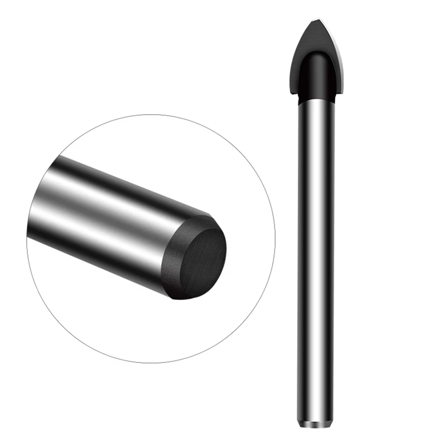 5mm/6mm/8mm/10mm/12mm triangolo di vetro ceramico punta da trapano lega perforazione perforazione artefatto trapano elettrico a mano alesatura Super dura