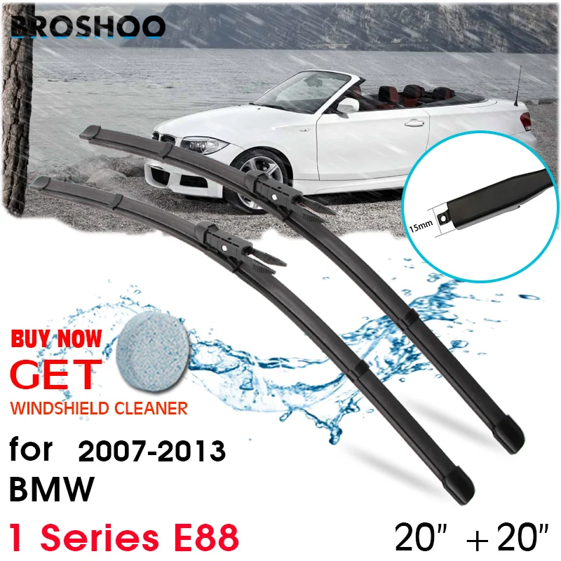 

Car Wiper Blade Front Window Windscreen Windshield Wipers Blades Auto Accessories For BMW 1 Series E88 20"+20" 2007-2013