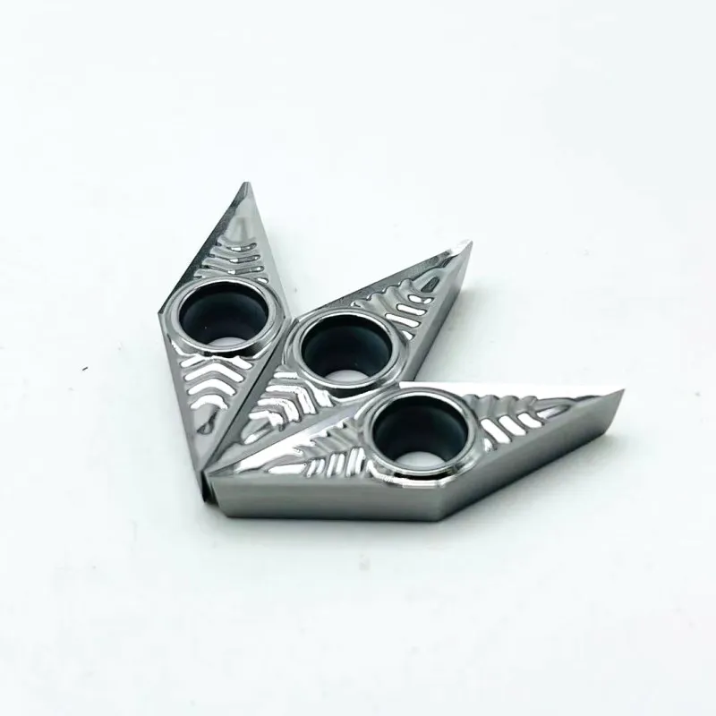 VCGT160404 VCGT160408 AK H01-Herramienta de torno de aluminio, cerámica y metal de calidad perfecta, cortador de fresado de inserción de carburo
