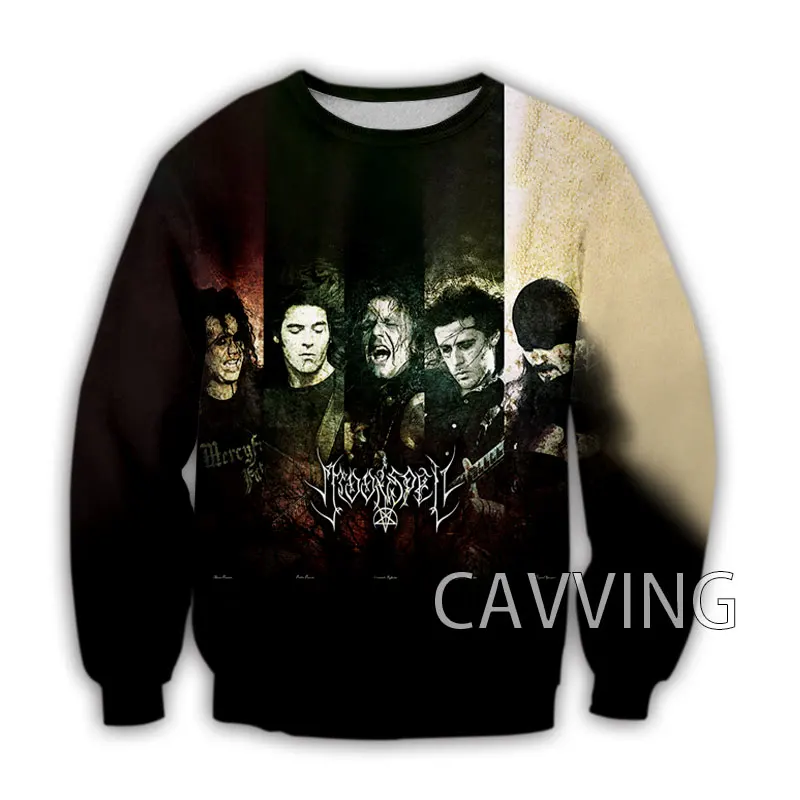 

New Fashion Women/Men's 3D Print MOONSPELL Rock Band Crewneck Sweatshirts Harajuku Styles Tops Long Sleeve Sweatshirts