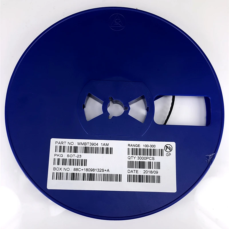 Gratis Pengiriman 100 Pcs/lot MMBT3904 1 SOT-23 2N3904 3904 SMD 40V 200mA NPN Transistor Baru Asli