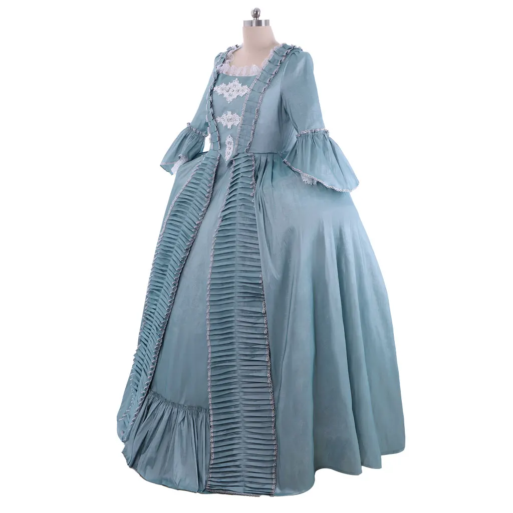 

Victorian Rococo 18th Century Ball Gown Dress Fancy Dress Gown Medieval Marie Antoinette Dress Tudor Rococo Colonial Georgian