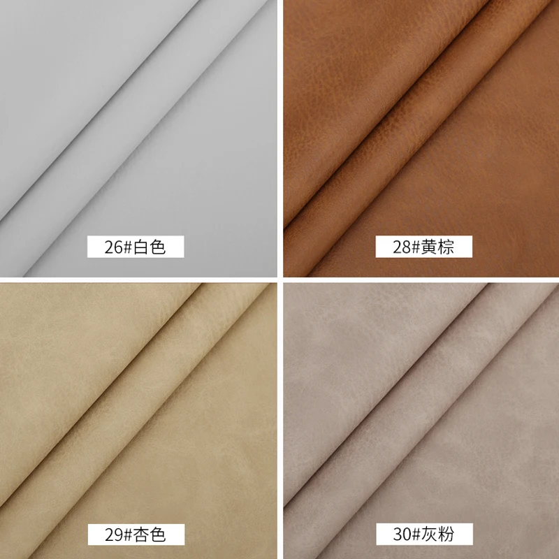 20x30cm PU Crazy Horse synthetic leather Fabric , Faux Leather Fabric for Sewing, PU artificial leather for DIY bag material