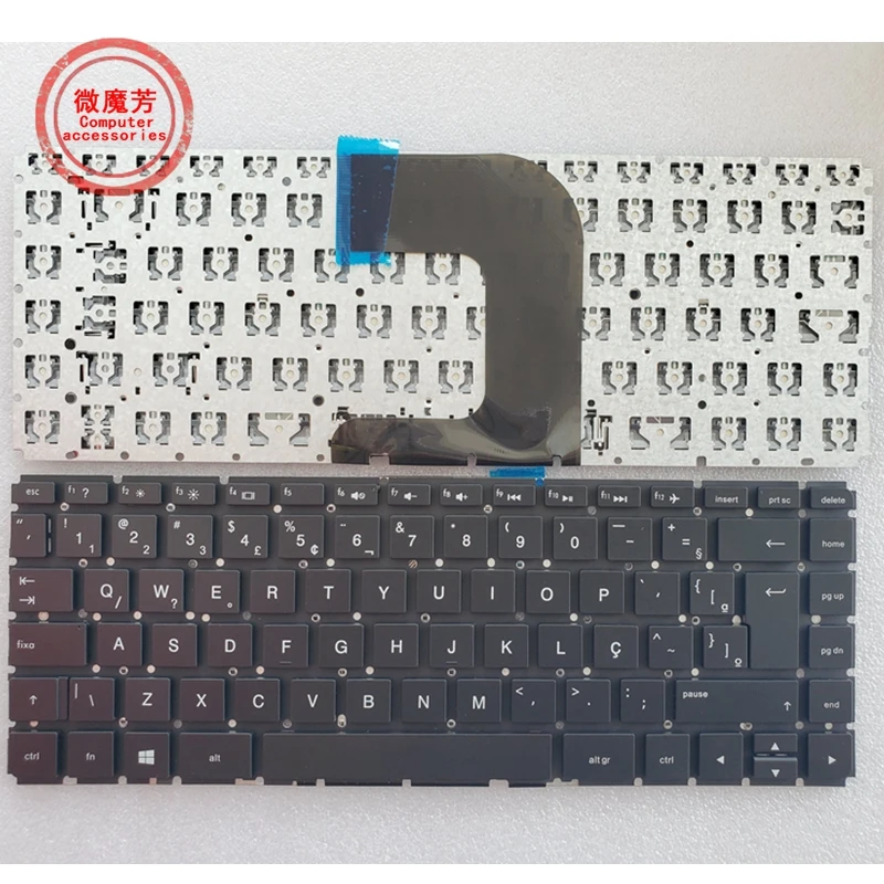 

Brazil/BR Laptop Keyboard FOR HP 14-AC 240 G5 14-AF 14-AF010NR 14-AF180NR 14G-AD 14Q-AJ New