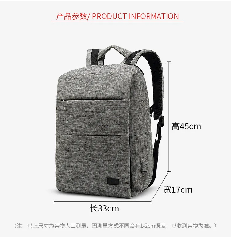 Imagem -06 - Mochila de Negócios Bolsa de Escola Coreano Masculino Bolsa de Computador Anti-roubo