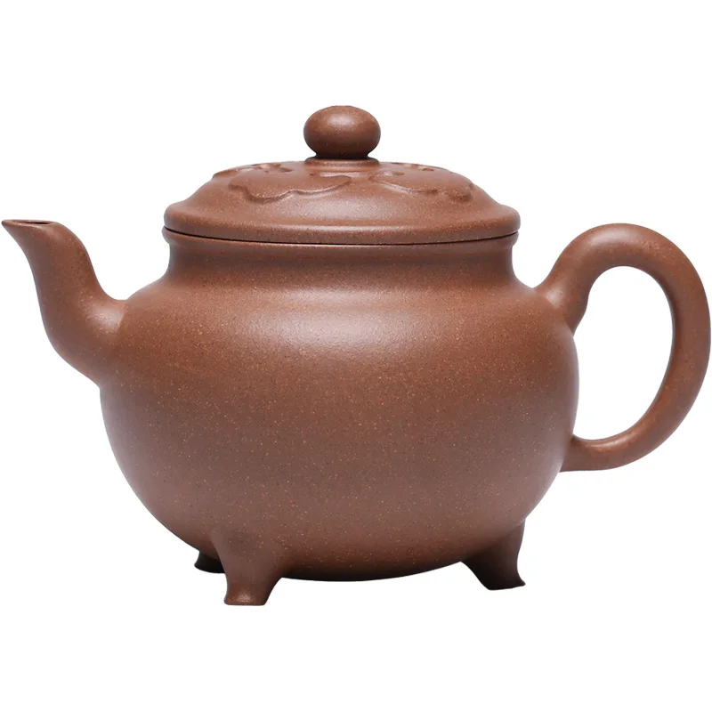 ★Tibetan pot of the yixing recommended this mountain old mud small capacity single tea teapot three-legged DaBin fortunes