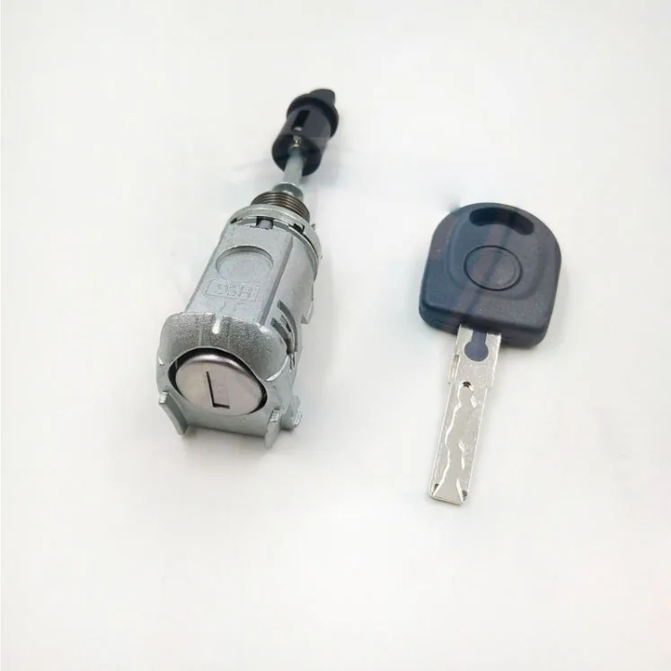 Car Lock Cylinder for Audi A4L Left Door A6 Q5 C7 B8 Central Control Driving Door with key