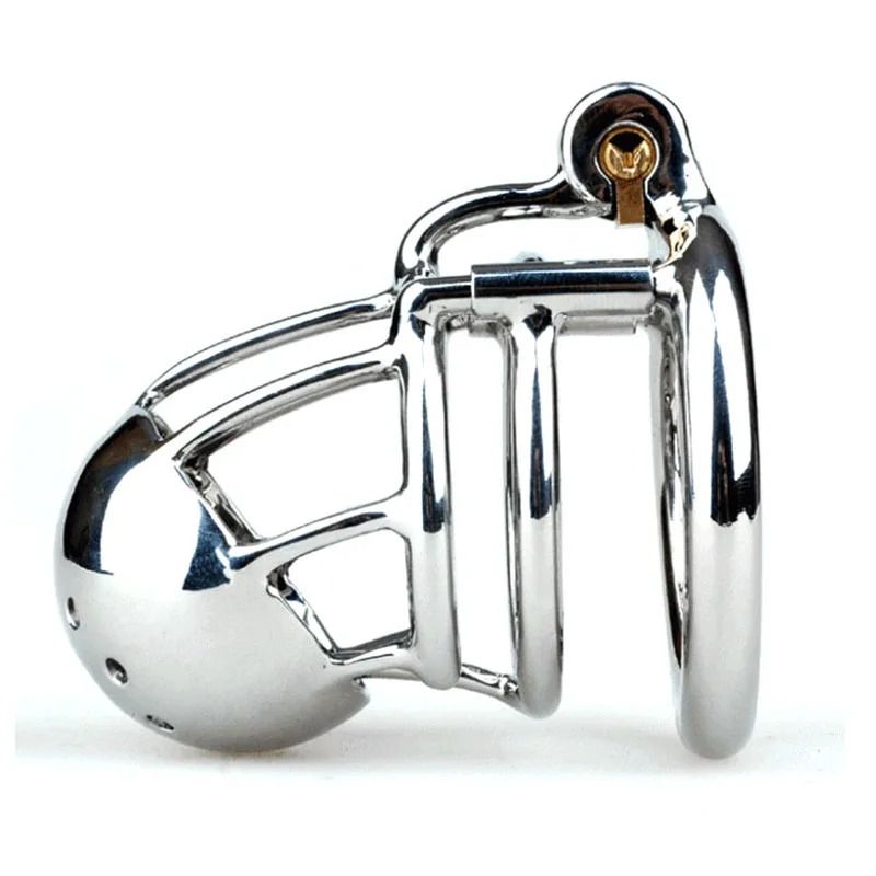 BLACKOUT New Arrival 316 Stainless Steel Male PA Chastity Device Penis Ring Cock Cage Adult Sex Toys Kidding Zone \