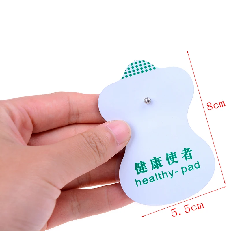 

10PCS Portable Health White Electrode Pads Digital for Tens Acupuncture Digital Therapy Machine Massager Pad Medium Frequency