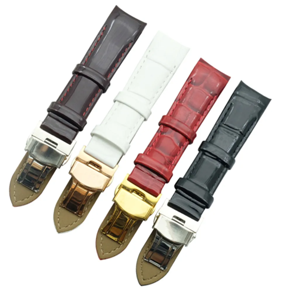 18mm Patent Leather Ladies Watch Strap Watch Bands 1853 Woman Bracelets Clock Female Belts for  T035210 207