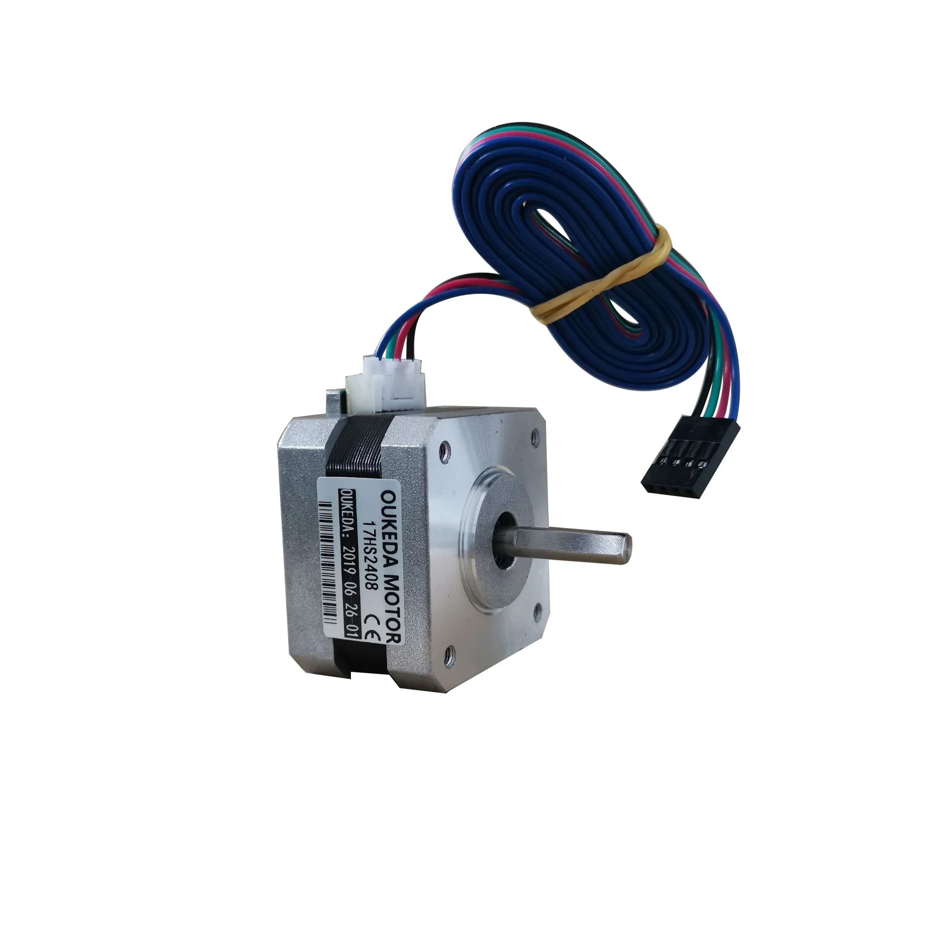 Suitable for 3D printer special motor two-phase hybrid 42 stepper motor Nema 17 17HS2408 washing flat shaft