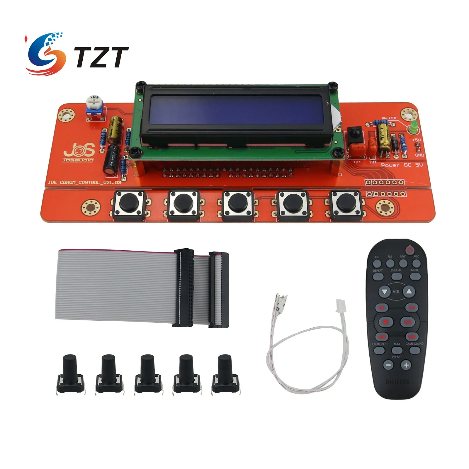 

TZT CD/DVDrom IDE Optical Drive Controller Assembled DIY Optical Drive To CD Player For CD-ROM CD-RW