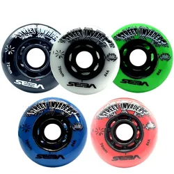 Hyper SEBA wheel 80mm Black White Street Invaders Roller Skates Wheel FSK High HV HL KSJ IGOR Inline Patines Tyres 84A Slalom