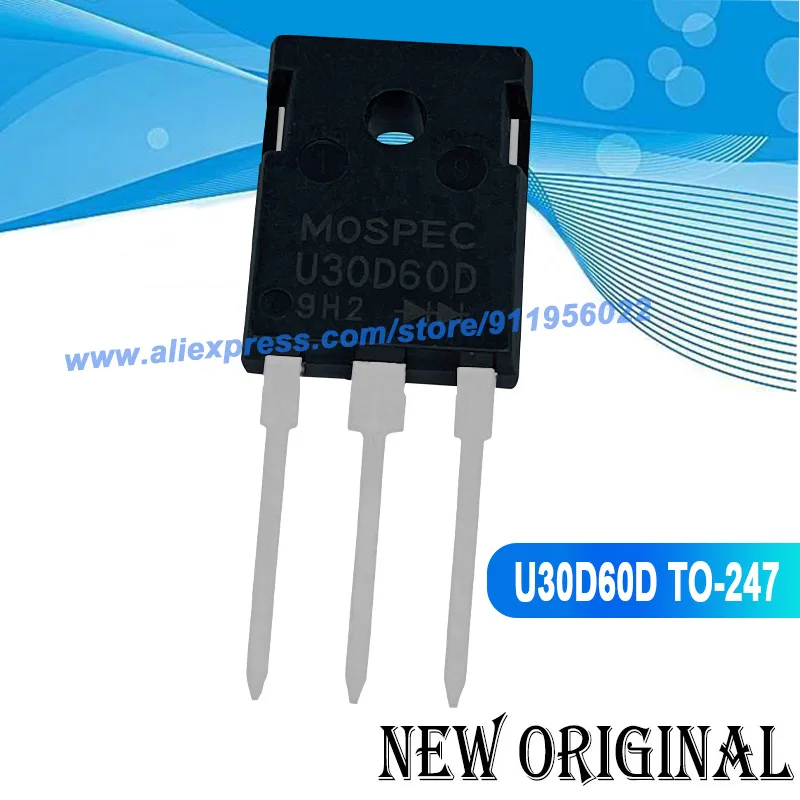 (5 pezzi) U30D60D TO-247 600V 30A