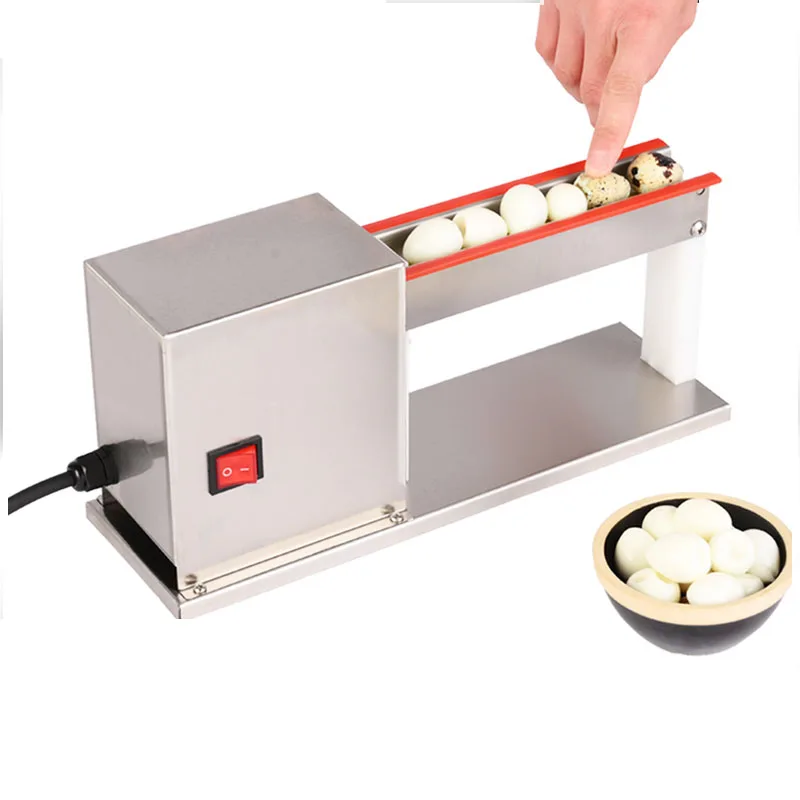 Electric Quail Egg Sheller Peeling Machine Eggs Husk machine Boiled Quail Egg Peeler Machine Egg Shell Removing Machine