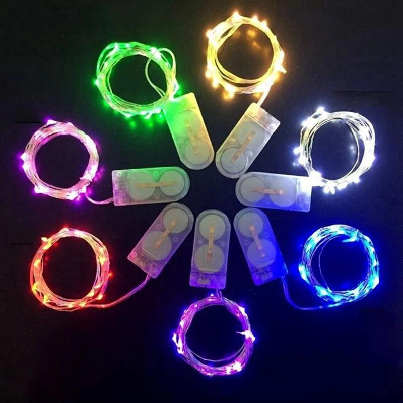 20/30 Packs 2M 3M 5M Copper Led Fairy String Lights Battery Operated Fairy Light For Party Bar Wedding Christmas Decoration