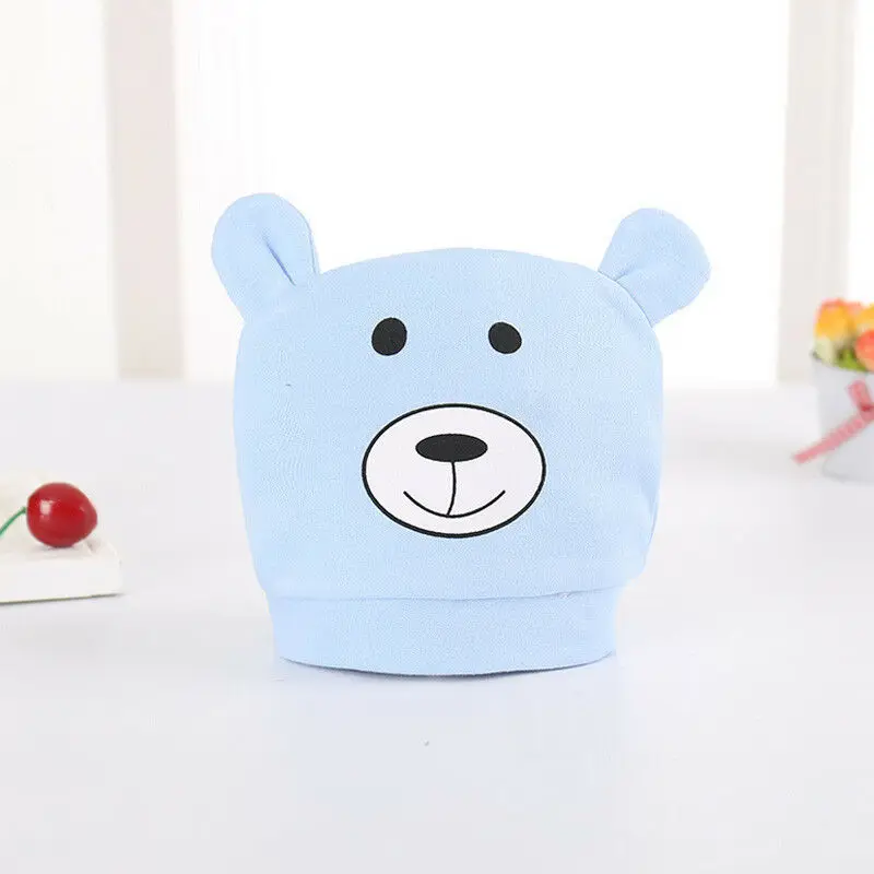 قبعة قطنية ناعمة ودافئة للأطفال حديثي الولادة ، قبعة للأطفال ، الأولاد والبنات ، قبعة سانتا ، آذان دب ثلاثية الأبعاد ، قبعة ناعمة للمستشفى