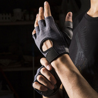 Men Women Gym Fitness Lift Weights Protect Wear Resistant Mitten Half Finger Outdoor Sport Letter Cycling Non Slip Glove D29