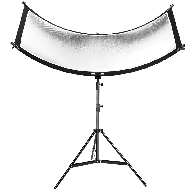 U-Shaped 180*60cm 3 in 1 Photography Reflector Collapsibe Light Reflective Cloth Soft Diffuser for Camera Video Studio Photo