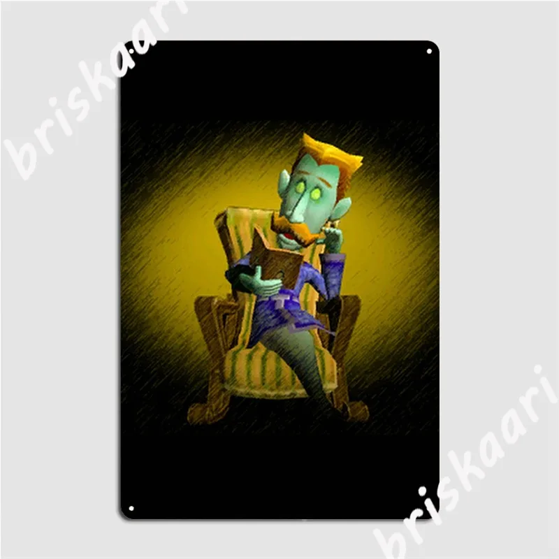 Luigi’S Mansion: Neville Portrait Metal Sign Club Home Home Design Wall Decor Tin Sign Poster