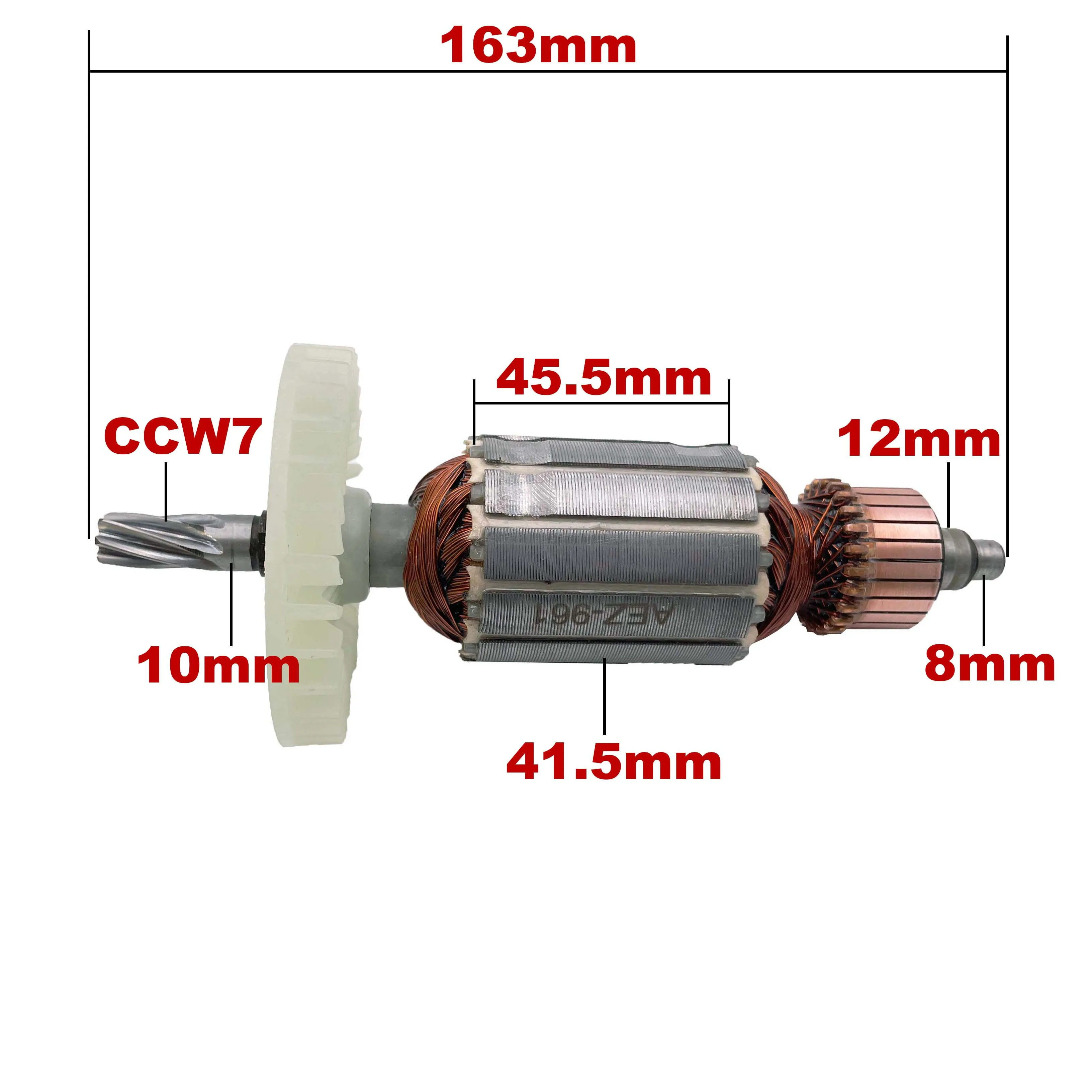 AC220V-240V Якорь ротор замена для Maktec РУЧНАЯ ЦИРКУЛЯНАЯ ПИЛА 185mm