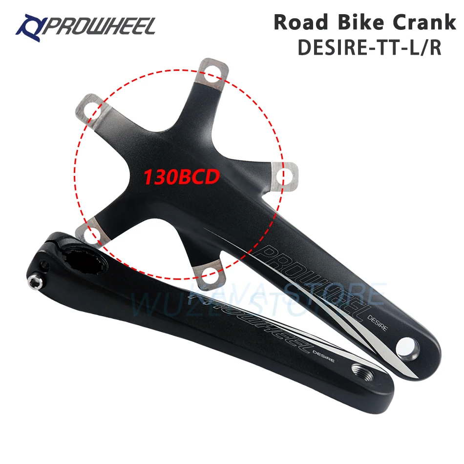 Prowheel Bicycle Crank Arm 110BCD 130BCD Sprocket 170mm 172.5mm Road Bike Crankset Folding Bike Bottom Bracket