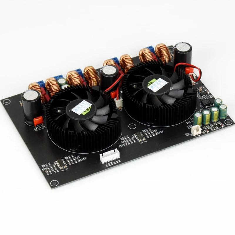 Latest  TPA3255 four-channel digital class D high-power amplifier board 300W*4 (luxury fan Version)  20HZ~20KHZ