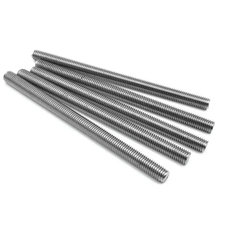 

5PCS M3/4/5/6/8/10/12*150/250MM 304 Stainless Steel Full Threaded Rods Bar Bolts