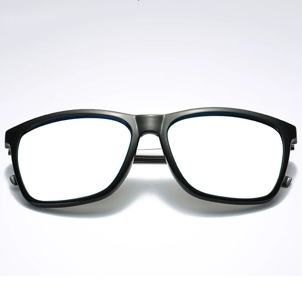 Al-mg Alloy Legs Square Oversized Men Progressive Multifocal Reading Glasses +0.75 +1 +1.25 +1.5 +1.75 +2 +2.25 +2.5 +2.75 To +4